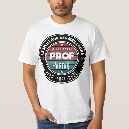 Le véritable prof parfait tシャツ (正面)
