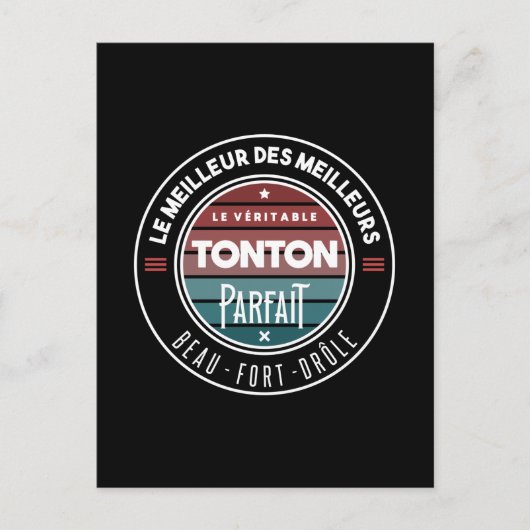 Le véritable tonton parfait ポストカード (正面)