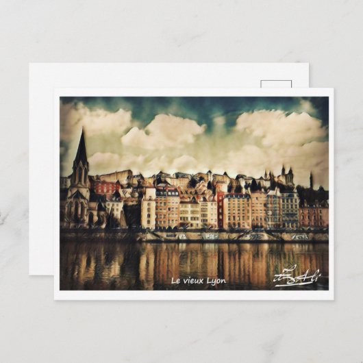 Le vieux Lyon  ポストカード (正面/裏面)