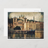 Le vieux Lyon - basilique notre-Dame de Fouvière ポストカード (正面/裏面)