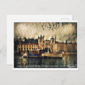 Le vieux Lyon - La Saône ポストカード (正面/裏面)