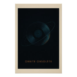 Le Vinyle en orbite - Poster ポスター