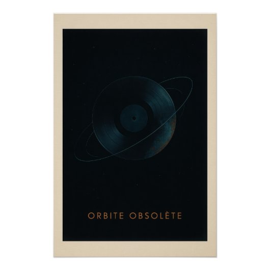 Le Vinyle en orbite - Poster ポスター (正面)