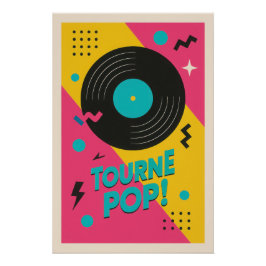 Le Vinyle Pop Art - Poster ポスター