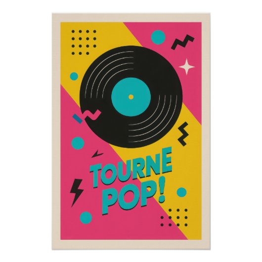Le Vinyle Pop Art - Poster ポスター (正面)