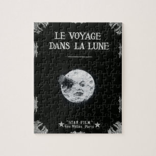 Le VoyageのdansのlaのLuneのレトロ-月への旅行 ジグソーパズル
