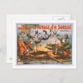 Le voyage en Suisse – 鉄道事故 ポストカード (正面/裏面)