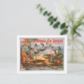 Le voyage en Suisse – 鉄道事故 ポストカード (スタンド正面)