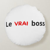 le vrai boss ラウンドクッション (裏面)