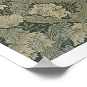 「Lea」壁紙のデザイン, 1885 ポスター (角)