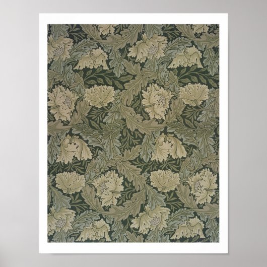 「Lea」壁紙のデザイン, 1885 ポスター (正面)