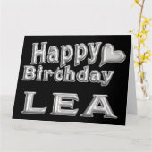 Lea Happy Birthday Geburtstag Karte Aufsteller カード (黄色い花)