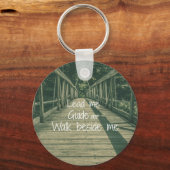 Lead Me Guide Me Walk walk Wicking Wicken引用文 キーホルダー (正面)