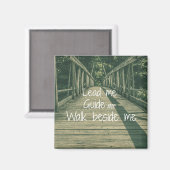 Lead Me Guide Me Walk walk Wicking Wicken引用文 マグネット (正面/裏面)