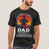 Lead Web Developer Best Kind of Dad Tシャツ (正面)