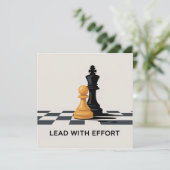 Lead With Effort カード (スタンド正面)