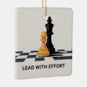 Lead With Effort セラミックオーナメント (右)