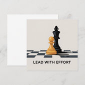 Lead With Effort 案内状 (正面/裏面)