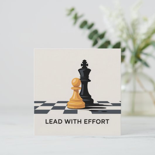 Lead With Effort 案内状 (スタンド正面)