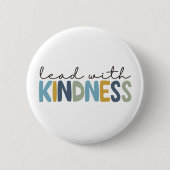 Lead with Kindness button pin 缶バッジ (正面)