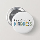 Lead with Kindness button pin 缶バッジ (正面&裏面)
