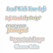 Lead With Your Left Sticker Sheet シール (正面)