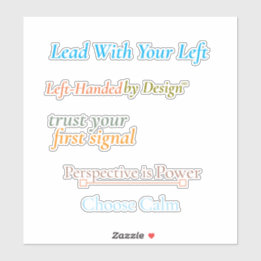Lead With Your Left Sticker Sheet シール