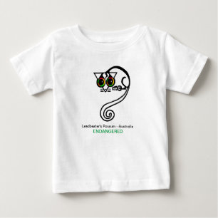 Leadbeater's POSSUM – オーストラリア – 野生生物 – 自然 ベビーTシャツ