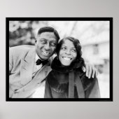 Leadbelly & Martha Ledbetter 1935 ポスター (正面)
