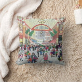 Leadenhallの市場ロンドン クッション (ブランケット)