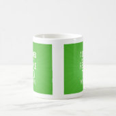 Leader mug - green with quote コーヒーマグカップ (中央)