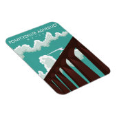 Leaderfoot Viaductスコットランド旅行ポスターマグネット マグネット (右側)