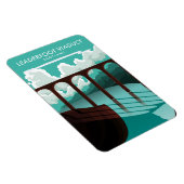 Leaderfoot Viaduct スコットランド旅行ポスター マグネット (右側)