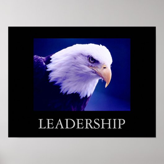 Leadership やる気を起こさせる Eagle Eyesポスター ポスター (正面)