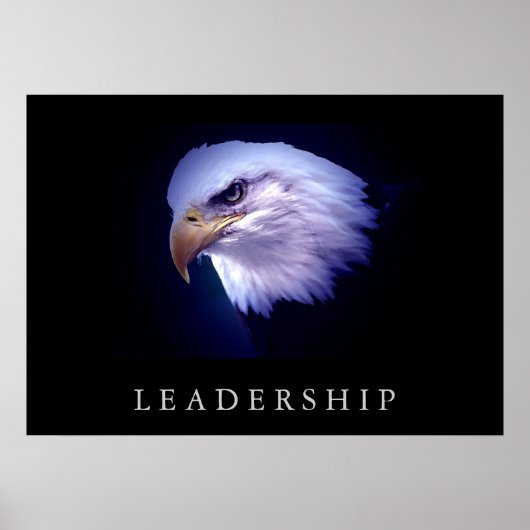 Leadership やる気を起こさせる Eagle Eyesポスター ポスター (正面)