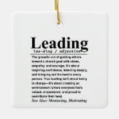 Leadership セラミックオーナメント (正面)