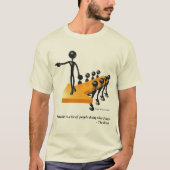 Leadership and Teamwork Humor Shirt Tシャツ (正面)