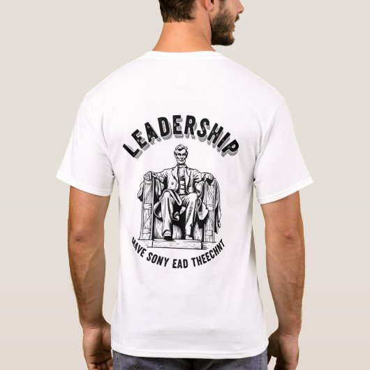 Leadership in USA Presidents T-Shirt – Patriotic A Tシャツ (裏面)