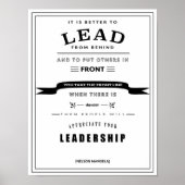 Leadership Quote Poster ポスター (正面)