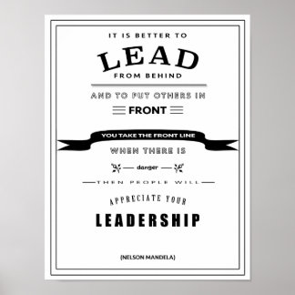 Leadership Quote Poster ポスター
