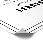 Leadership Quote Poster ポスター (角)