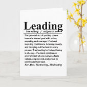 Leading カード (黄色い花)