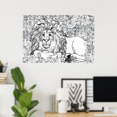 Leading Lion ポスター (ホームオフィス)