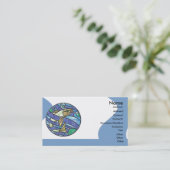 Leadlightの魚の名刺 名刺 (スタンド正面)