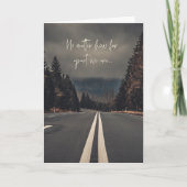 Leads Me To You Folded Greeting Card カード (正面)