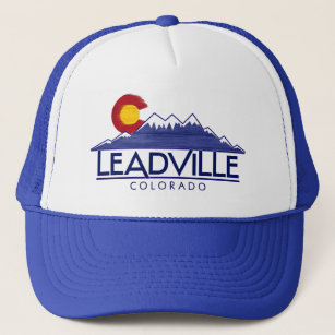 Leadvilleコロラド州木製山の帽子 キャップ