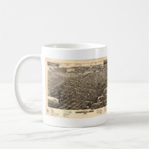 Leadville CO (1882年)のヴィンテージの絵解き地図 コーヒーマグカップ