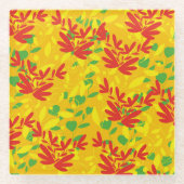 leaf ガラスコースター (正面)