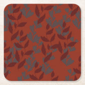 leaf スクエアペーパーコースター (正面)