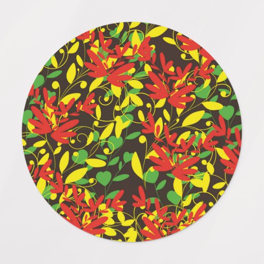 leaf ラベル (デザイン1)